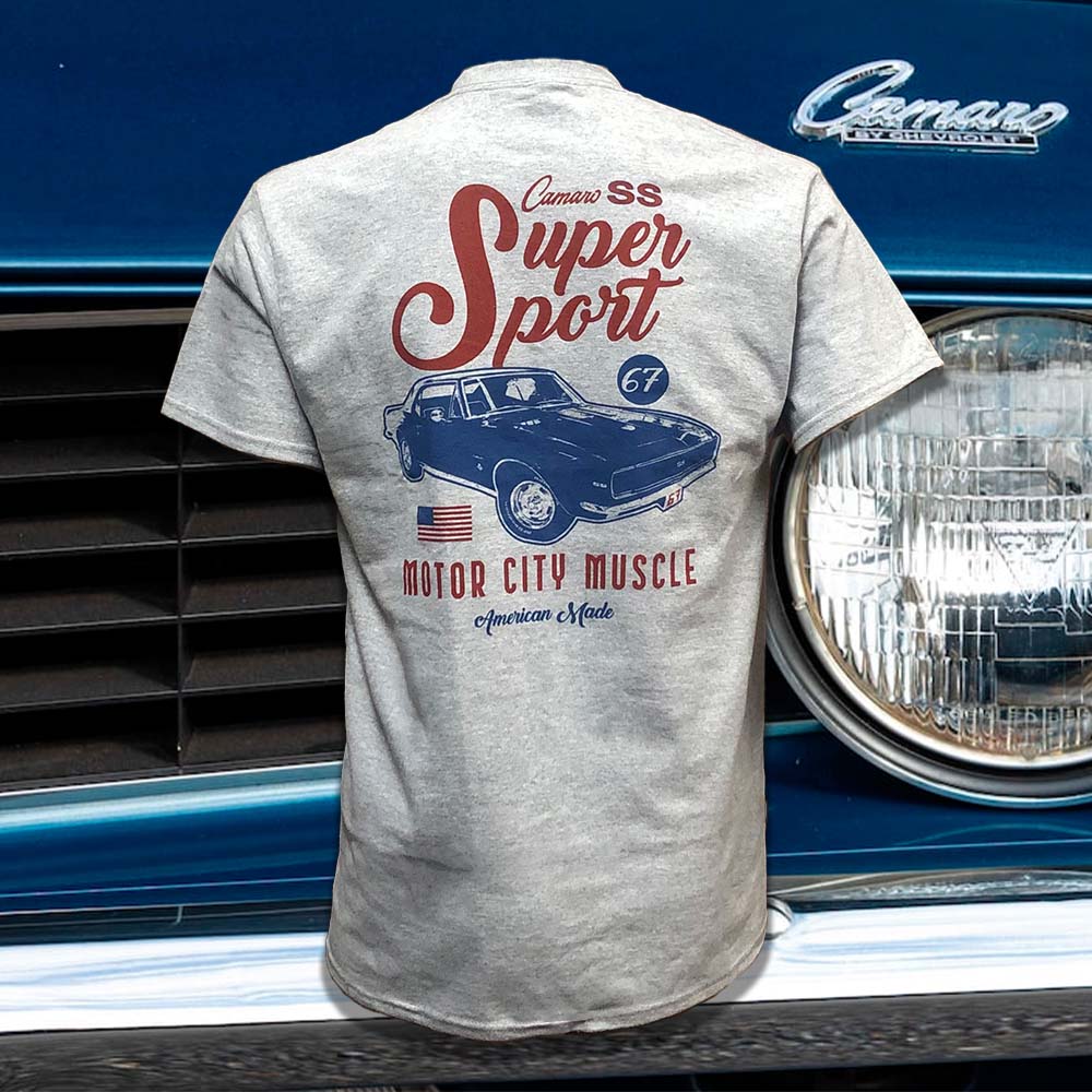 General Motors Men's Classic Camaro T-Shirt - Official Licensed Muscle Car Tee